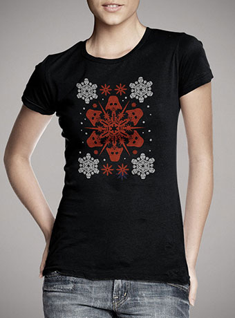 Женская футболка Empire Snowflakes
