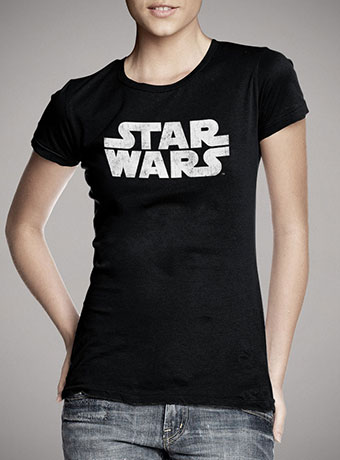 Женская футболка Star Wars Distressed Logo