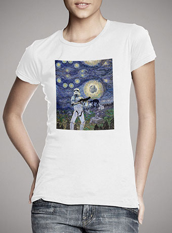Женская футболка Stormtrooper Starry Night