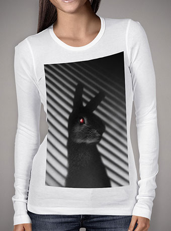 Женская футболка с длинным рукавом Shadow Bunny