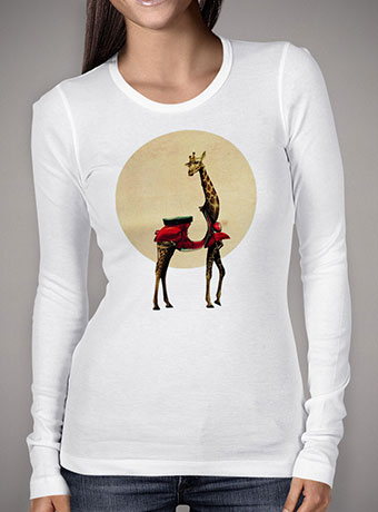 Женская футболка с длинным рукавом Giraffe