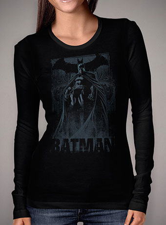 Женская футболка с длинным рукавом Dark Knight of Gotham City