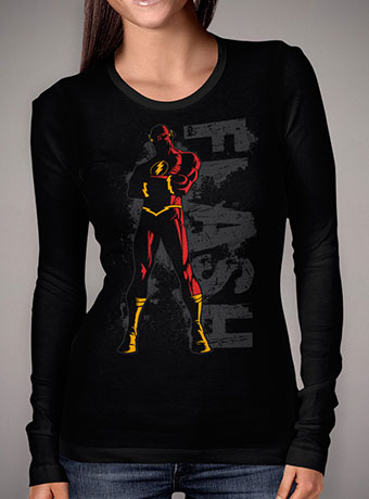 Женская футболка с длинным рукавом Flash