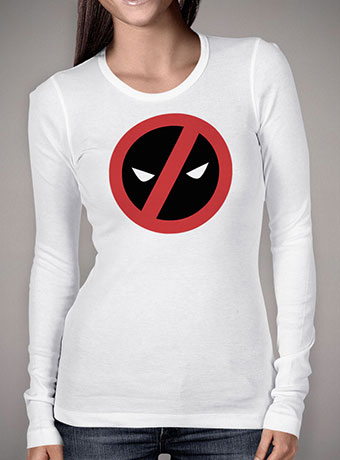 Женская футболка с длинным рукавом Simple Deadpool