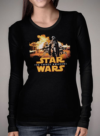 Женская футболка с длинным рукавом Captain Phasmas War