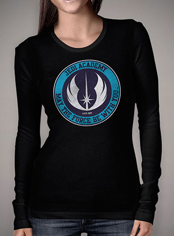 Женская футболка с длинным рукавом Jedi Academy - Est 4019 BBY