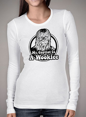 Женская футболка с длинным рукавом Wookiee Copilot