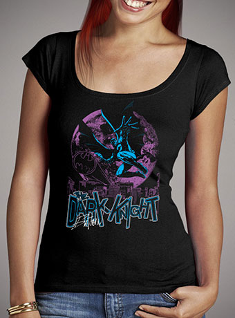 Женская футболка с глубоким вырезом The Dark Knight of Gotham