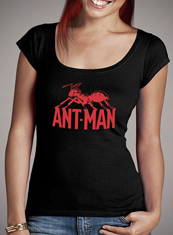 Женская футболка с глубоким вырезом Ant-Man Logo
