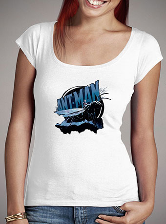 Женская футболка с глубоким вырезом Ant-Mans Ride