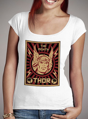 Женская футболка с глубоким вырезом Thor Propaganda