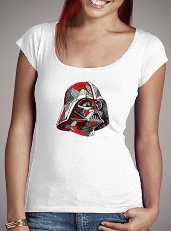 Женская футболка с глубоким вырезом Abstract Vader