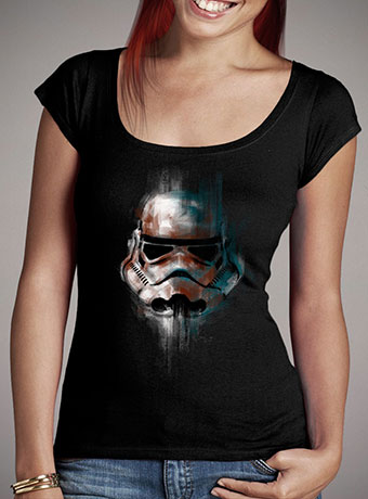 Женская футболка с глубоким вырезом Stormtrooper