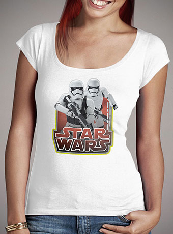 Женская футболка с глубоким вырезом Stormtroopers