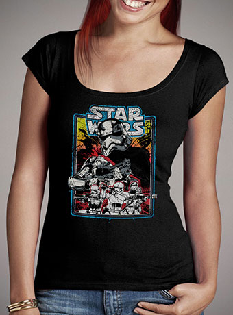 Женская футболка с глубоким вырезом Vintage Stormtroopers