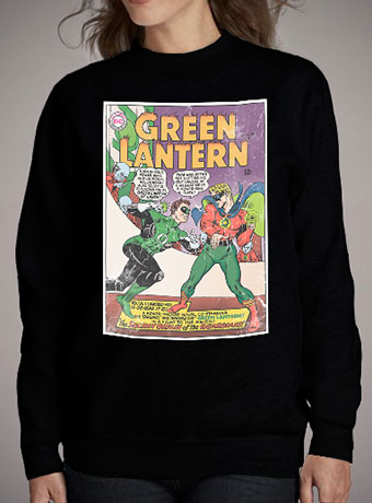 Женский свитшот Green Lantern Comic