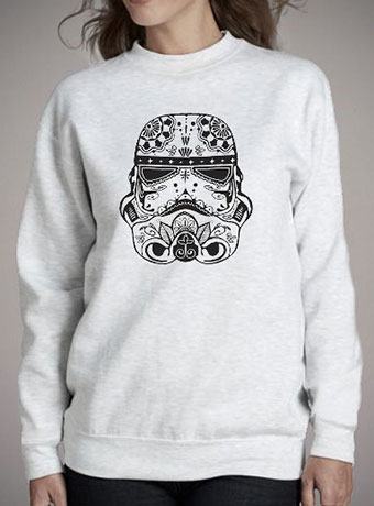Женский свитшот Stormtrooper Sugar Skull
