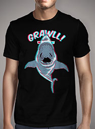 Мужская футболка Jaws 3d