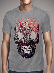Мужская футболка Floral Skull