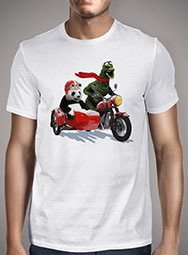 Мужская футболка Godzilla and Panda