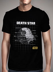 Мужская футболка Death Star Schematics