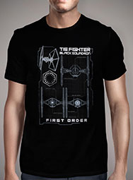 Мужская футболка Tie Fighter Black Squadron