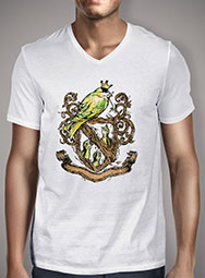 Мужская футболка с V-образным вырезом Birds Crest