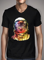 Мужская футболка с V-образным вырезом Cat Invasion