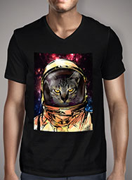 Мужская футболка с V-образным вырезом Cat Invasion V2