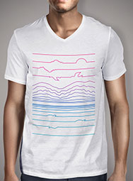 Мужская футболка с V-образным вырезом Linescape
