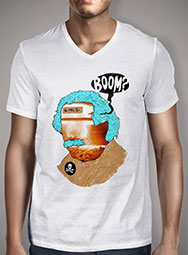 Мужская футболка с V-образным вырезом Mr. Boom Man