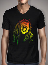 Мужская футболка с V-образным вырезом Reggae Jungle