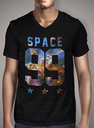 Мужская футболка с V-образным вырезом Space 99