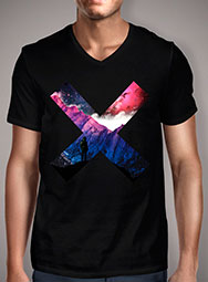 Мужская футболка с V-образным вырезом Planet X