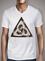 Мужская футболка с V-образным вырезом Triangle