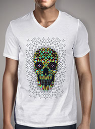 Мужская футболка с V-образным вырезом Skull 6