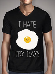 Мужская футболка с V-образным вырезом I Hate Fridays