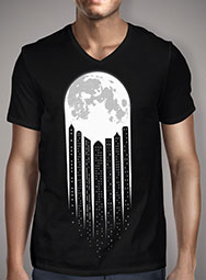 Мужская футболка с V-образным вырезом Moon-City