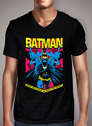Мужская футболка с V-образным вырезом Batman to the Rescue2