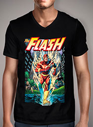 Мужская футболка с V-образным вырезом Flash - The Crimson Comet