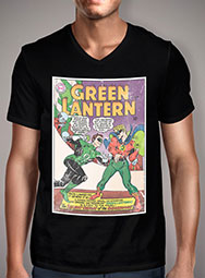 Мужская футболка с V-образным вырезом Green Lantern Comic