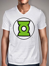 Мужская футболка с V-образным вырезом Green Lantern Corps