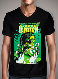 Мужская футболка с V-образным вырезом Green Lanterns Ring