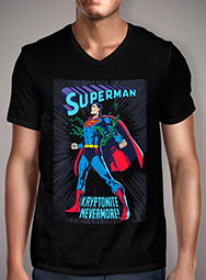 Мужская футболка с V-образным вырезом Kryptonite Nevermore