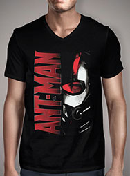 Мужская футболка с V-образным вырезом Ant-Man Helmet
