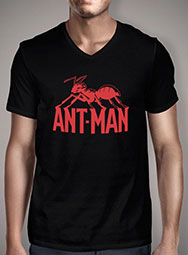 Мужская футболка с V-образным вырезом Ant-Man Logo