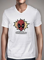 Мужская футболка с V-образным вырезом Deadpool Chimichangas