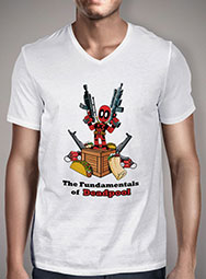 Мужская футболка с V-образным вырезом Deadpool Fundamentals