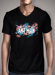 Мужская футболка с V-образным вырезом Painted Ant-Man
