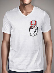 Мужская футболка с V-образным вырезом Pocket Ant-Man
